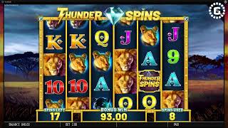 Lion Thunder by Blueprint Gaming Slot Features | GamblerID