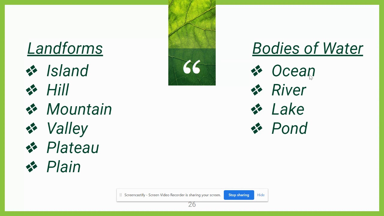 Landform Riddles - YouTube