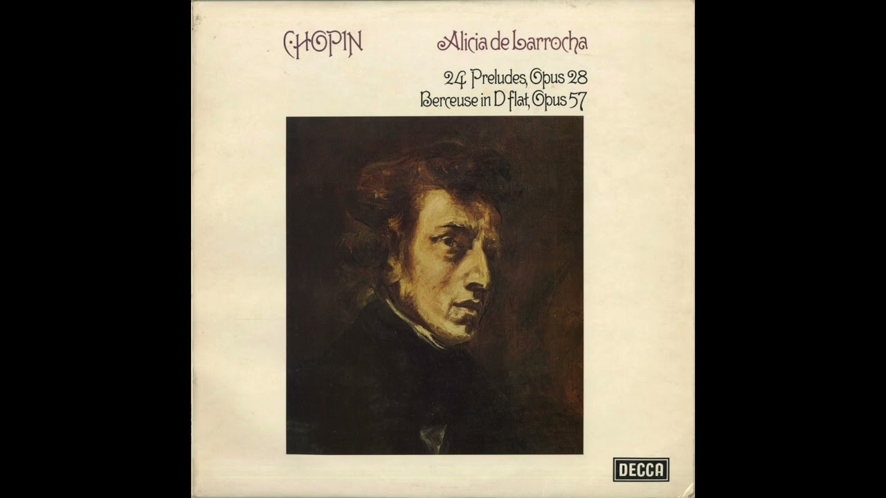 Chopin 24 Preludes Alicia de Larrocha SXL 6733 | LP Record Vinyl