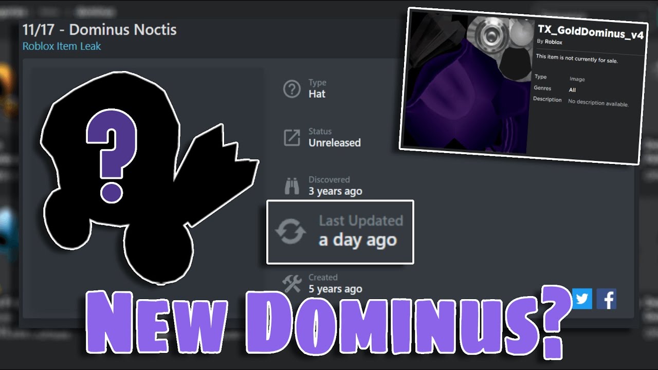 NEW LEAKED DOMINUS HATS EXPLAINED! (ROBLOX) 