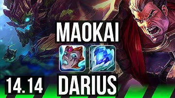MAOKAI vs DARIUS (JGL) | 5/1/16 | EUW Grandmaster | 14.14