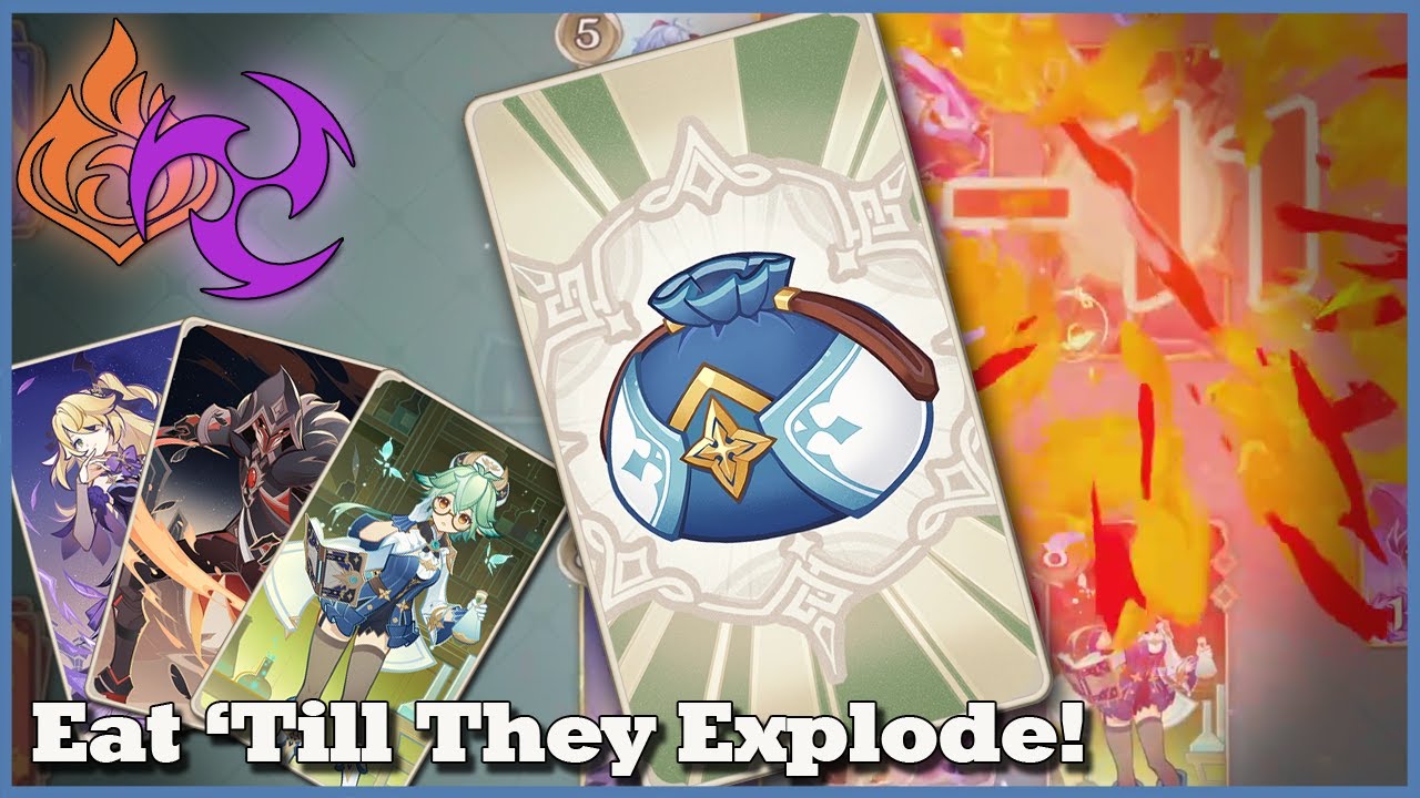 NRE Overload Genshin TCG Deck Showcase YouTube