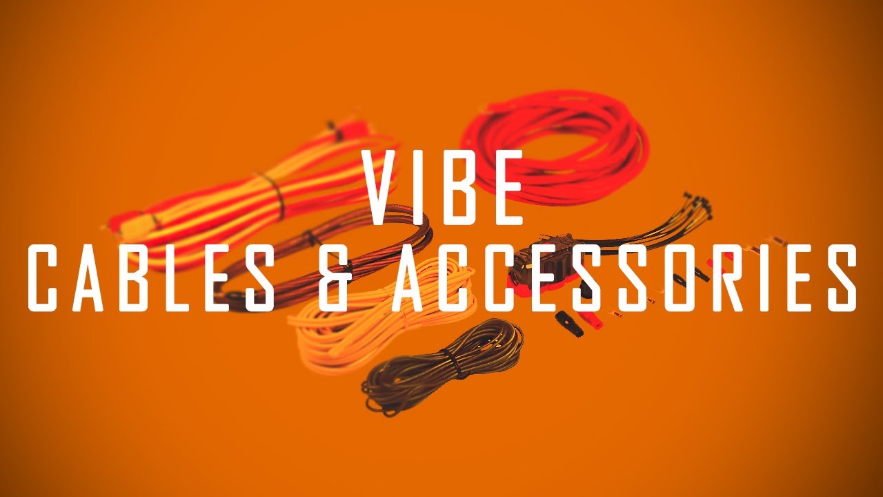 VIBE Critical Link Advanced series 8awg kit di cablaggio per amplificatore, Nero