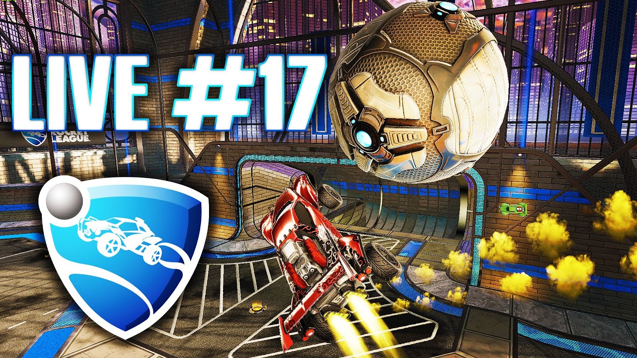 THE BEST SHOT I'VE EVER HIT LIVE?!? Rocket League LIVE #17 !!! - YouTube