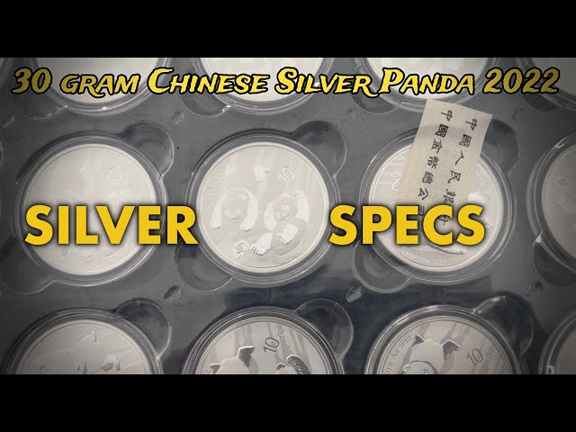 SILVER SPECS- 30gm Chinese Silver Panda 2022