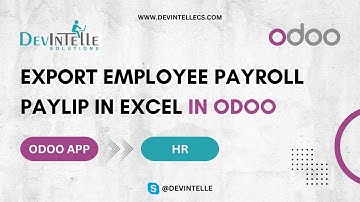 How To Export Employee Payroll Paylip in Excel #odoo18