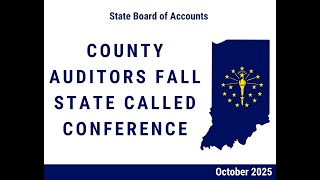 2025 Auditors Fall State Called Conference - Day 3 part 2