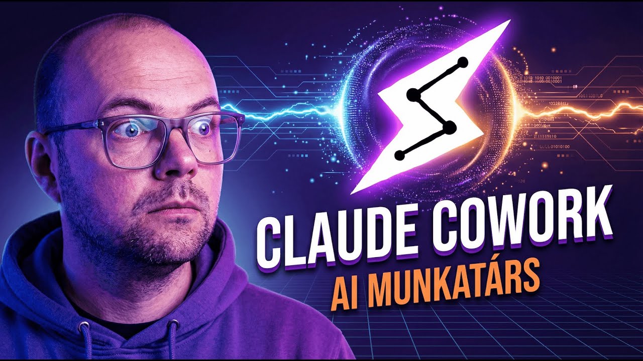 CLAUDE COWORK: Eldobtam az AGYAMAT! 🤯 AI munkatárs a gépemen (2026) - 🥊 5 ütős példával 🥊