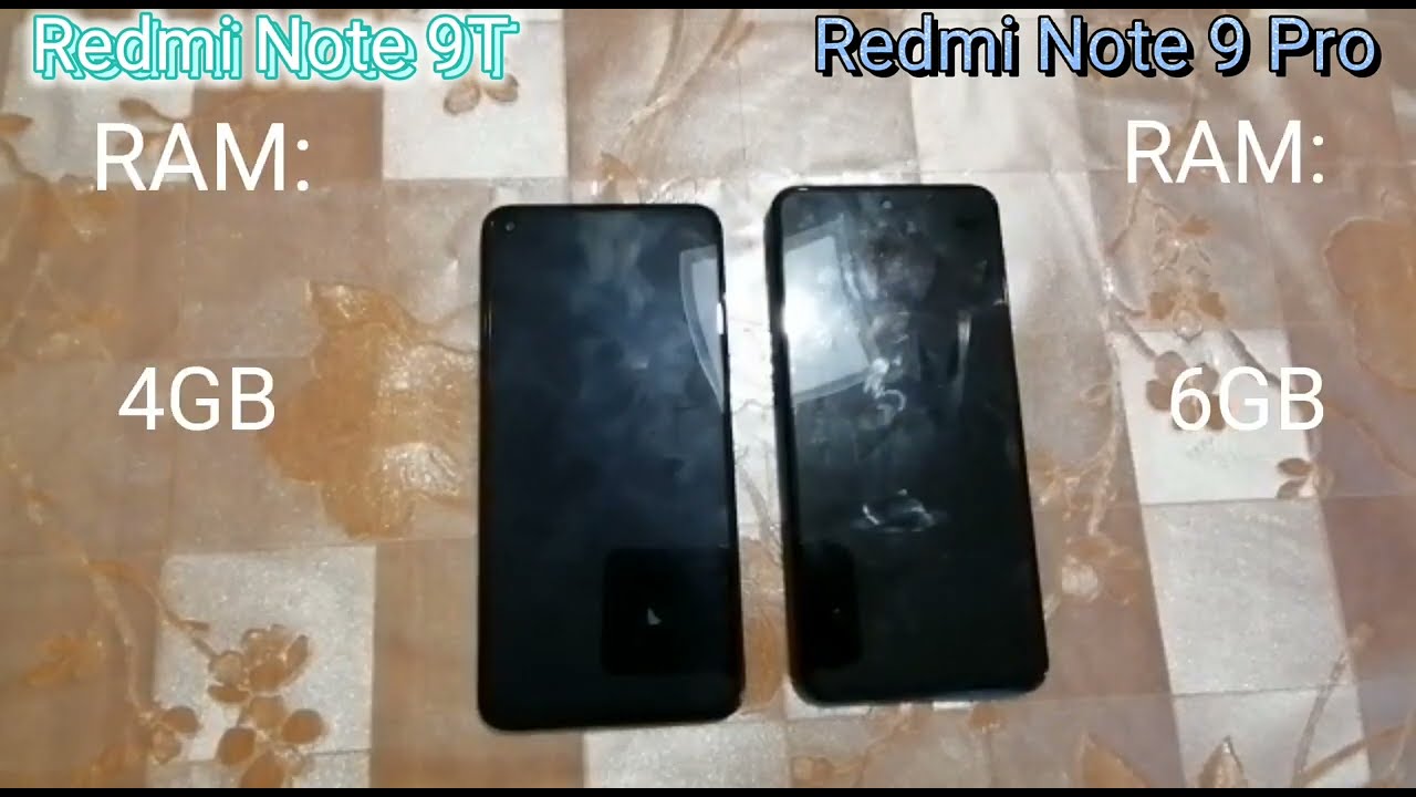 ⚡😱Xiaomi Redmi Note 9T VS Xiaomi Redmi Note 9 Pro | Speed Test😱⚡