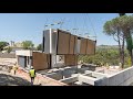 Montaje vivienda industrializada acero tech