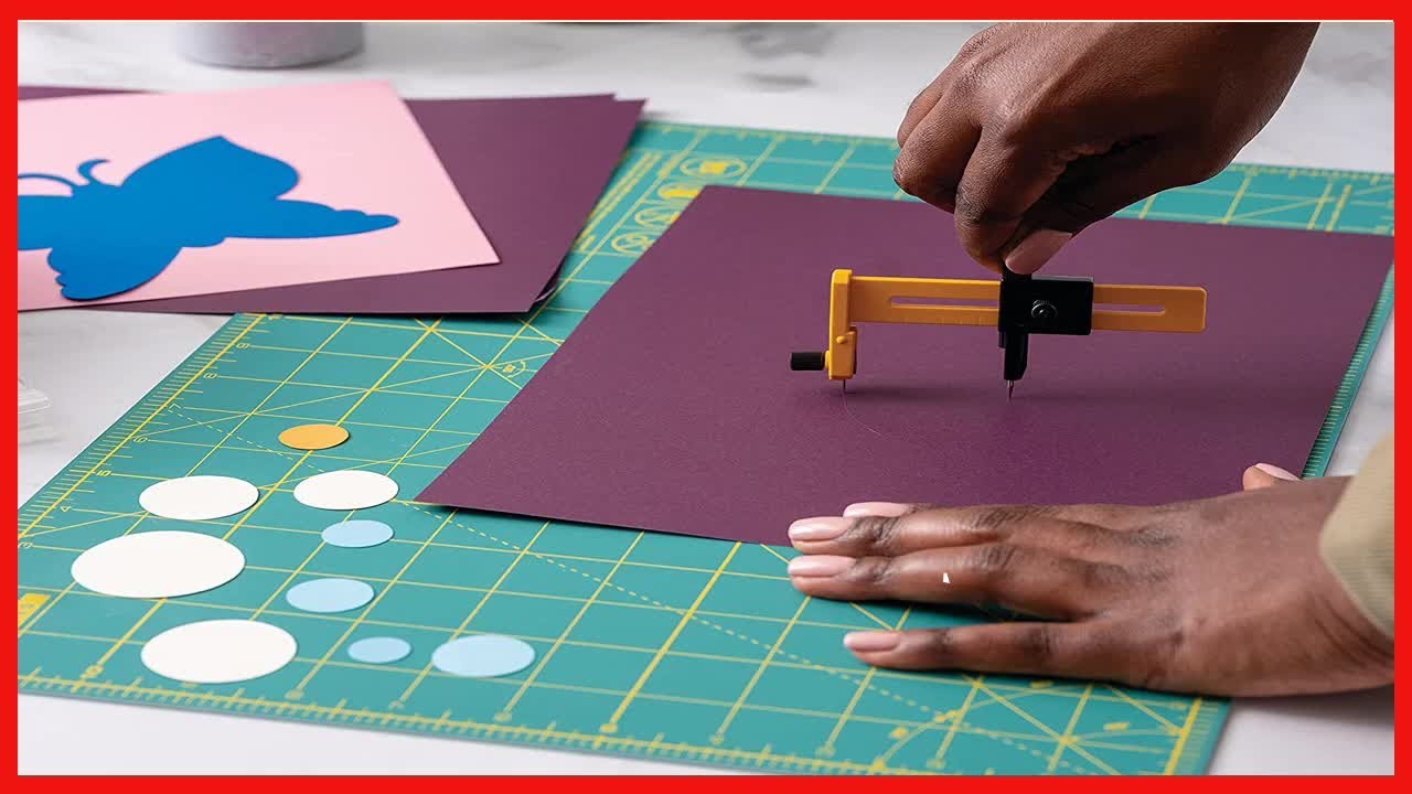 Great product -  OLFA Compass Circle Cutter (CMP-1) - Adjustable Compass Style Rotary Circle Cutter