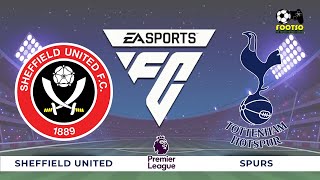 Sheffield United vs Tottenham || EPL - Full Match - [4K@60FPS PC Gameplay] - EA FC24 #shutot