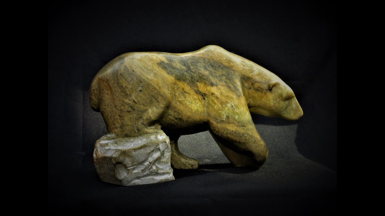 Planning and Carving your Soapstone Polar Bear YouTube