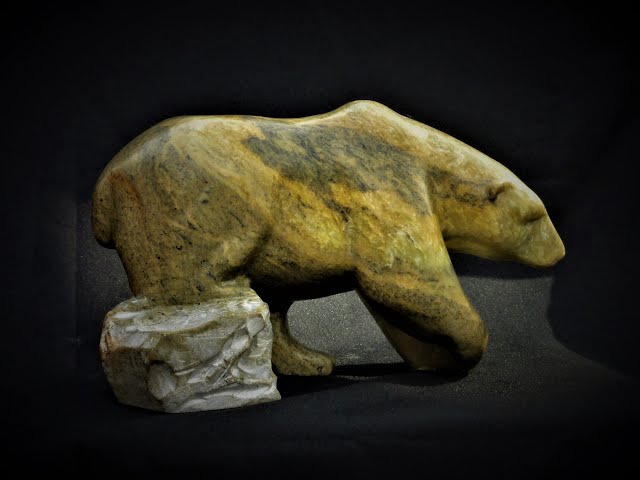 Bear Soapstone Carving & Whittling Kit