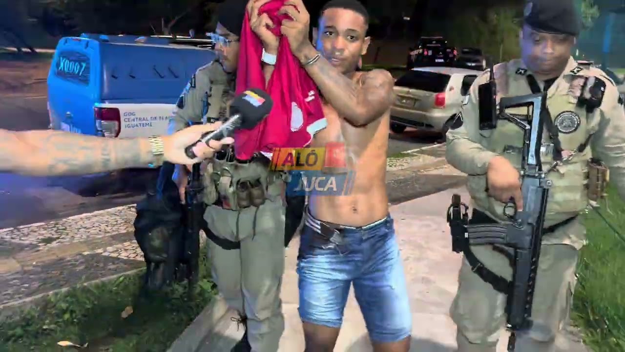 Homem é preso com mochila cheia de drogas na Vila Natal, em Fazenda Grande