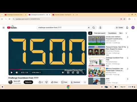 Challenge Countdown From 7777