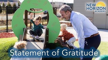 New Horizon CEO Chad Dunkley - Holiday Statement of Gratitude 2025