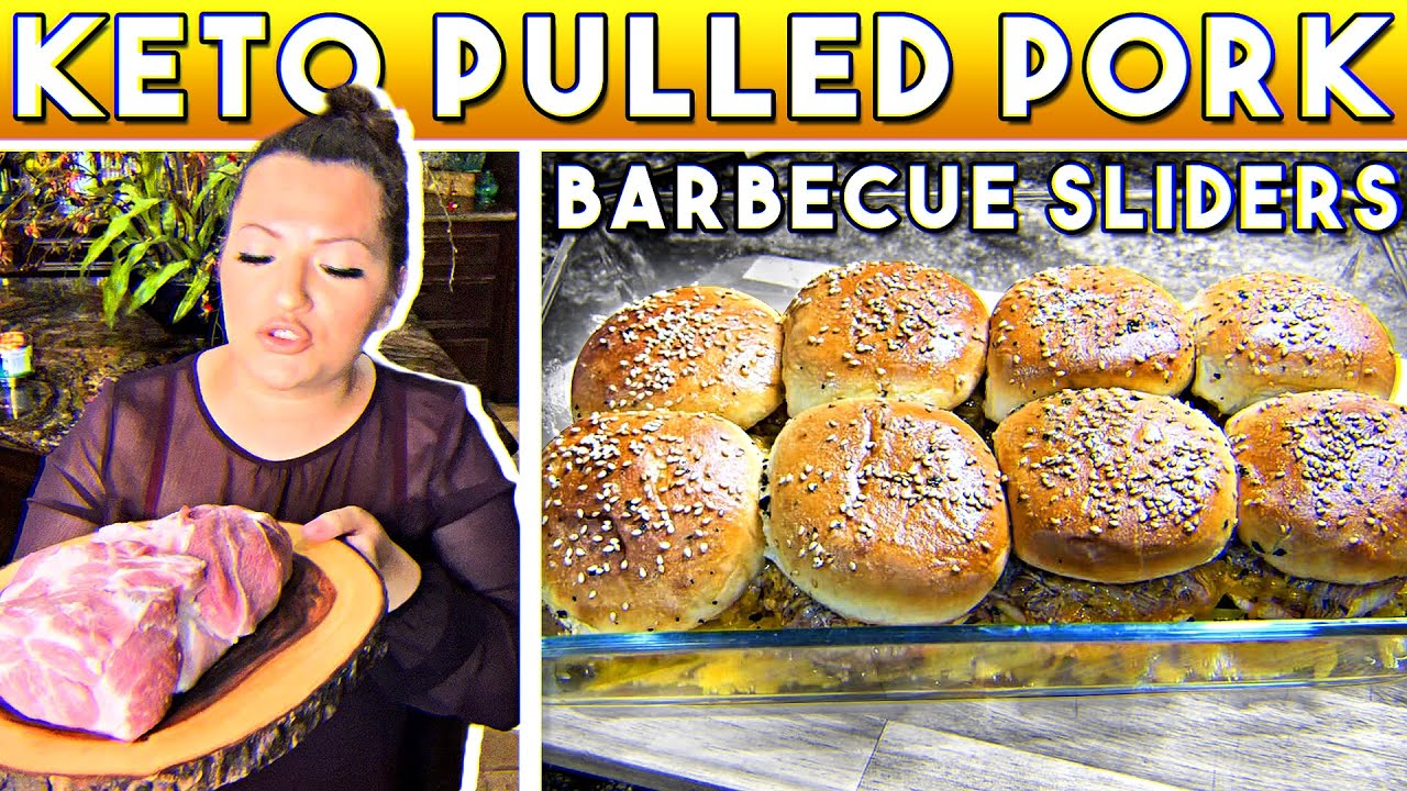 KETO  Barbecue Pulled Pork Sliders || Low Carb Meal ||