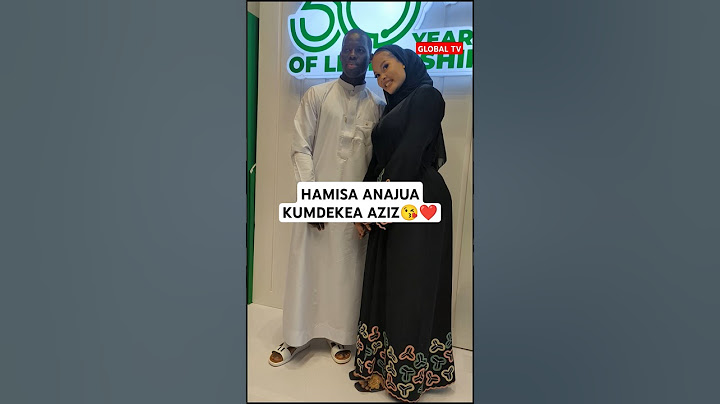 HAMISA ANAJUA KUMDEKEA AZIZ😘❤ #hamisamobetto #azizk #globaltv #mbosso #shorts