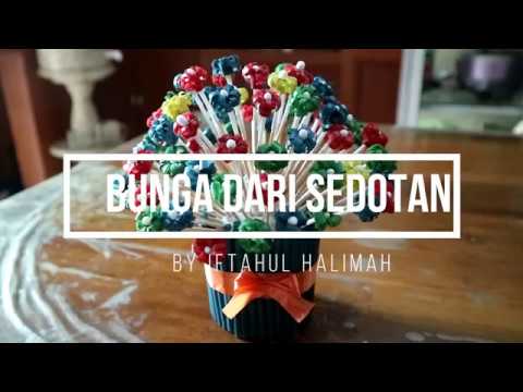 CARA MEMBUAT  BUNGA  DARI  SEDOTAN  YouTube