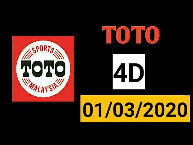 Toto 4d Tips Number 01 03 2020 Youtube