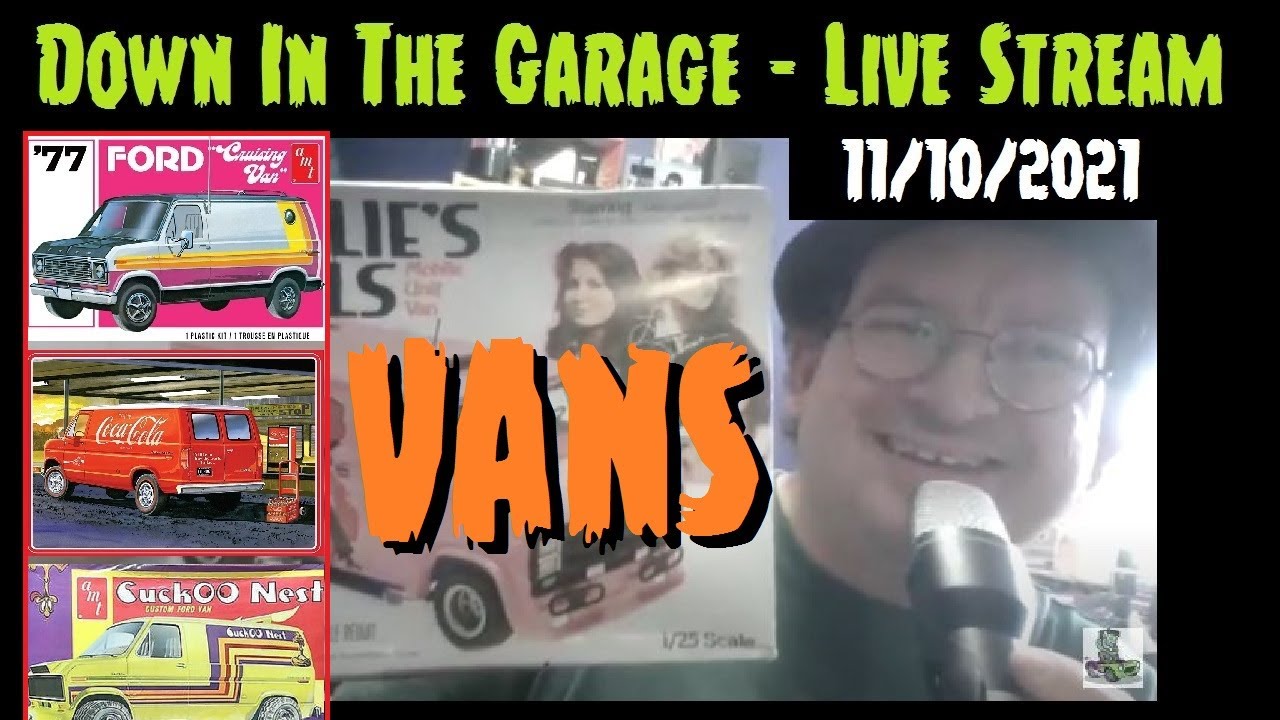 Monster Hobbies Model Car Garage Live Nov 10 2021 Talking about Vans YouTube
