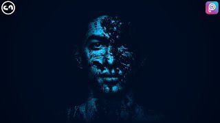 Splashed Face in the Dark | PicsArt Tutorial screenshot 4