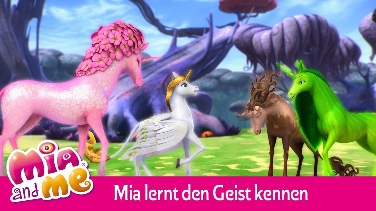 and mental health Mia lernt den Geist und seine Einhornfreunde kennen - Mia and me