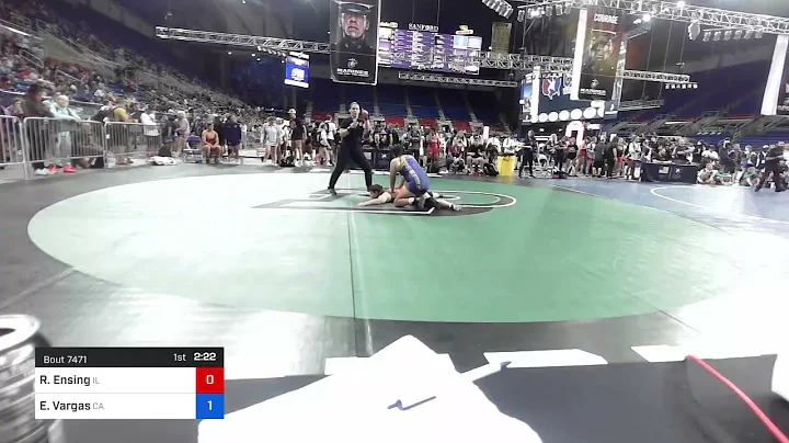 164 Lbs Round Of 64 - Riley Ensing, Illinois Vs Ev...