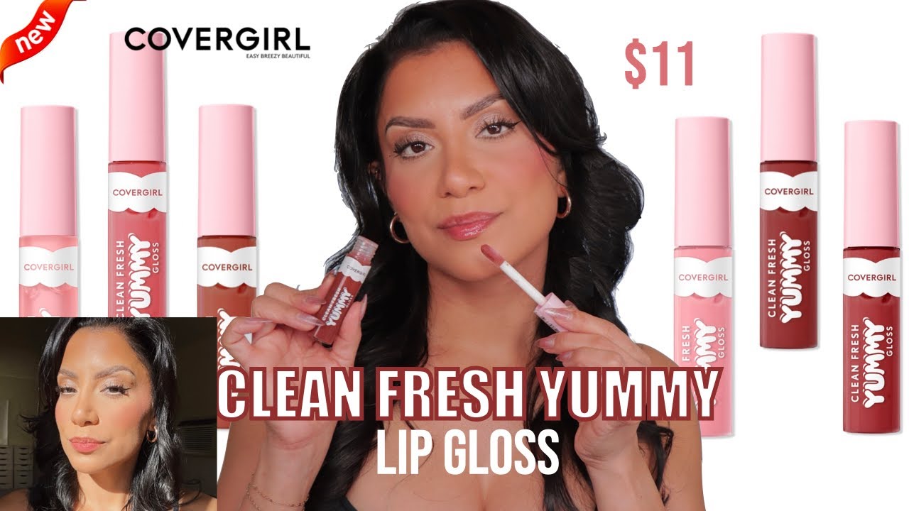 *new* COVERGIRL YUMMY LIP GLOSS DAYLIGHT COLLECTION + NATURAL LIGHTING