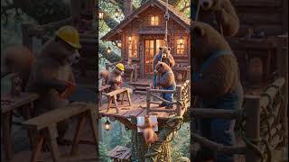 Living in a Tree House 🌳 | Beautiful ForestHome#treehouse #foresthouse #3danimation #treehouselife