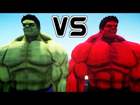 Hulk-vs-Red-Hulk---Epic-Battle