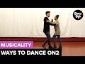 6 Ways to Salsa Dance On2 - Salsa Musicality (Partner Demo)