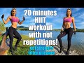 20 minutes HIIT with no repetitions! Get Stronger, Fitter & Leaner!!