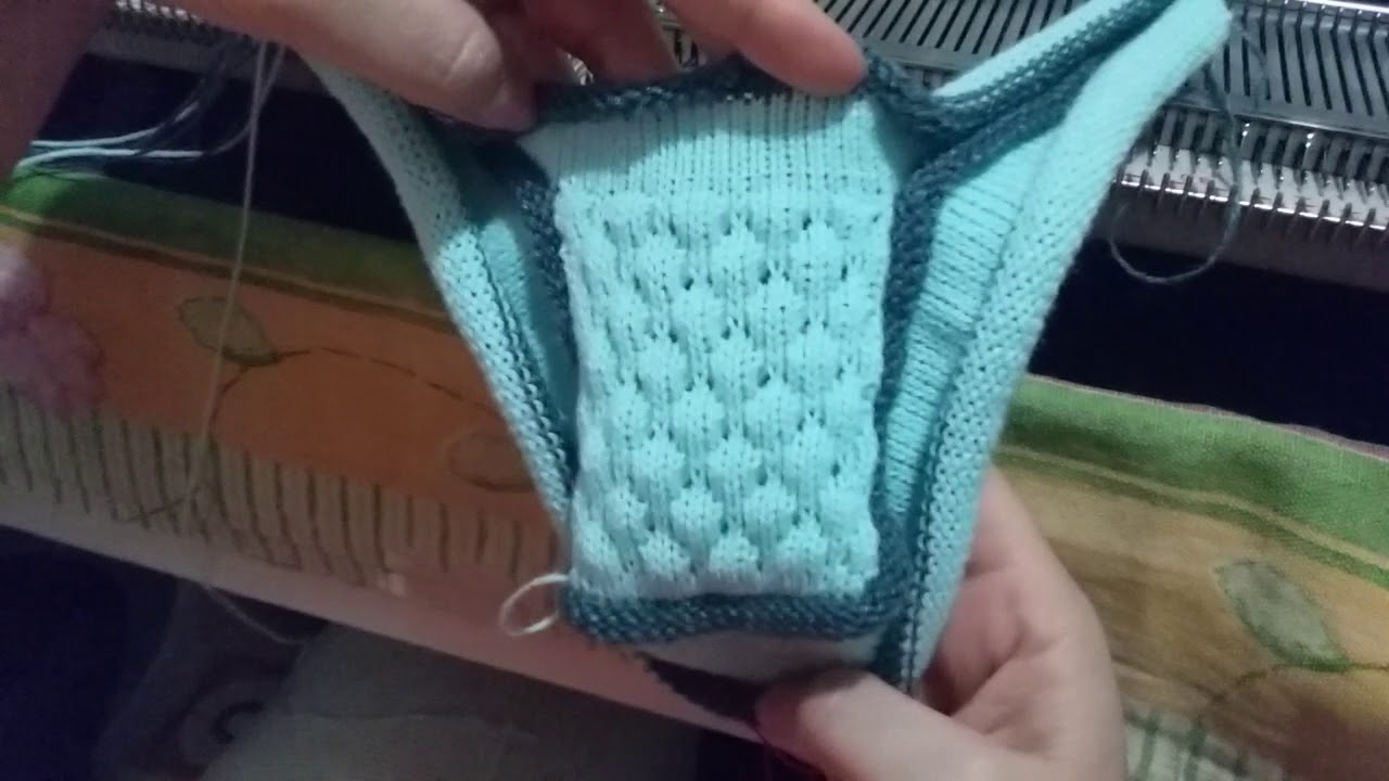 Sapatinho adulto - tricô à máquina