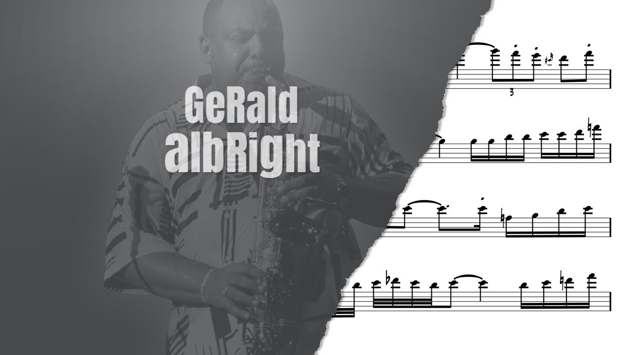 "We Fall Down" | Gerald Albright Transcription "We Fall Down" | Gerald Albright Transcription