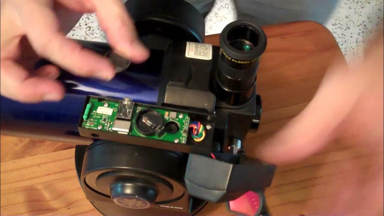 Replacing the Real Time Clock (RTC) battery in a Meade ETX telescope