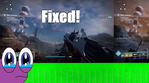 Premiere Windows recording green bar fix