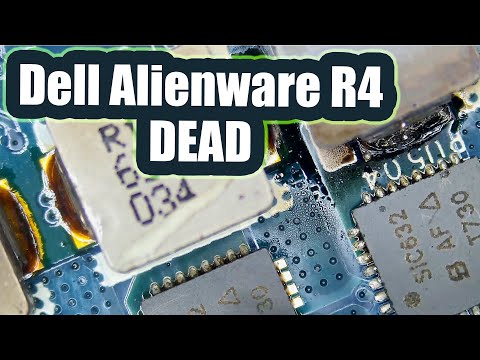 Dell Alienware R4 17 Motherboard shorted out. No power. Can we save it