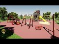 3D проект детской площадки от Toruda (Twinmotion)