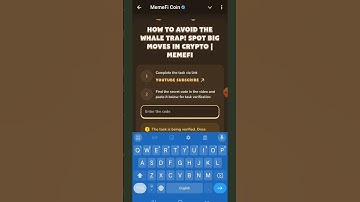 How To Avoid the Whale Trap! Spot Big Moves in Crypto | MemeFi | MemeFi Code |