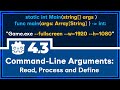 Godot 4.3 Command Line Arguments - Lesen, Verarbeiten und Anwenden