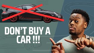 Why You Shouldn't Buy a New Car