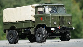 Обзор самодельного ГАЗ 66, ШИШИГА проходимее чем TRX4.  Грузовик СССР на Радиоуправлении 4WD