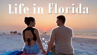??국제연애?? | 미국인 남자친구와 함께 바닷가에서 보내는 주말 | Couple Vlog | 플로리다 | 일주일간 멈머 집사