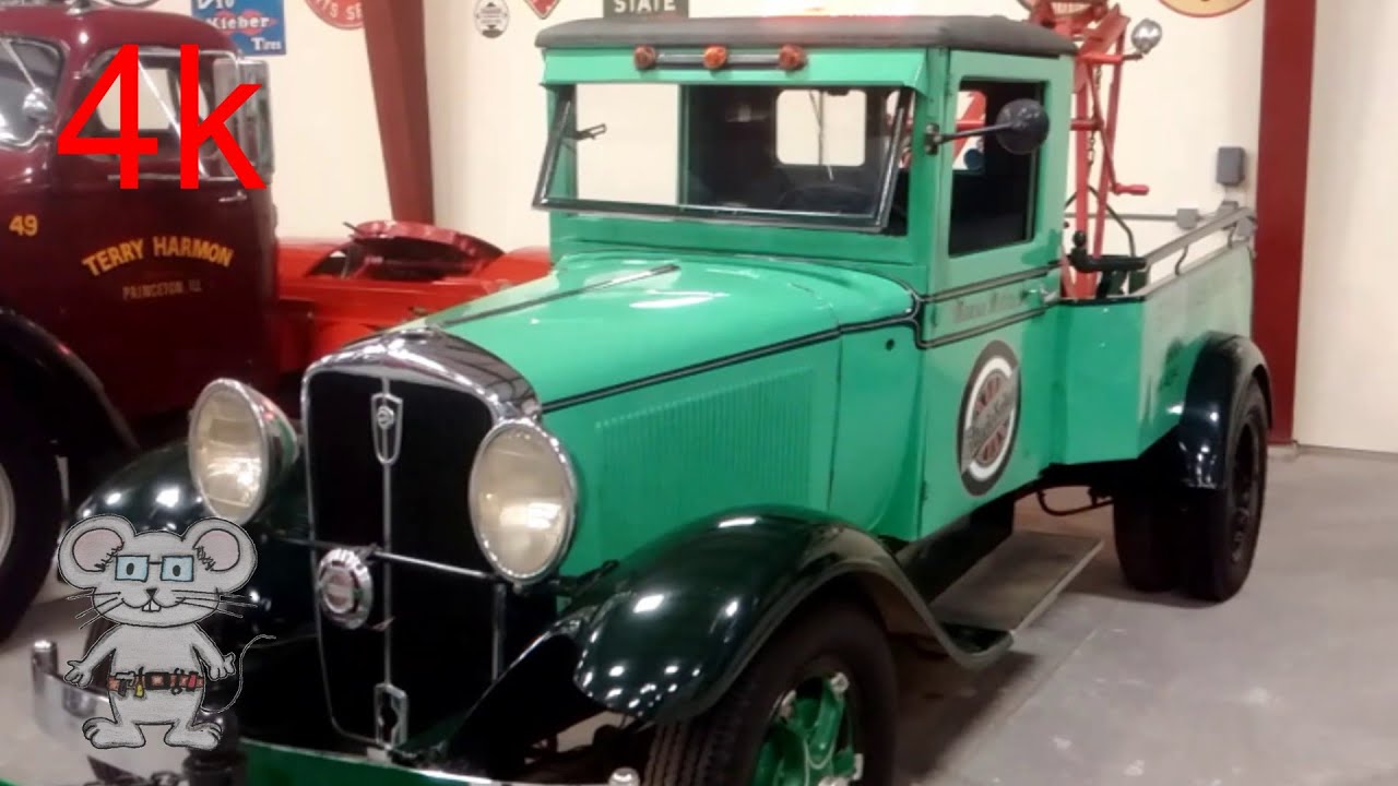 truck parts 1930 Studebaker in 4K
