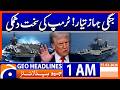 Trump Big Warning Warships Ready To Keep Strait Of Hormuz Open Headlines Geo News 1AM 15 Mar 2026
