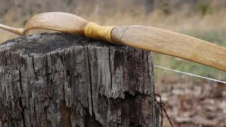 How to Make  Most Unique Primitive Bow from bamboo Step by Step  bamboo sinew composite bow