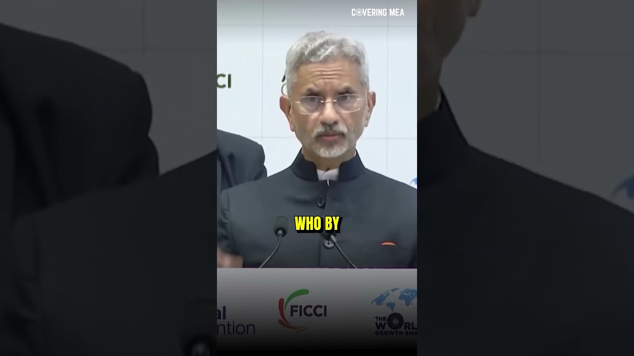 EAM Jaishankar at FICCI General Meeting #ficci #sjaishankar #cmea #bharat