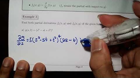 Math 122 Section 8.2: Partial Derivatives